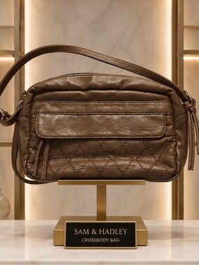 Sam & Hadley Brown Crossbody Bag